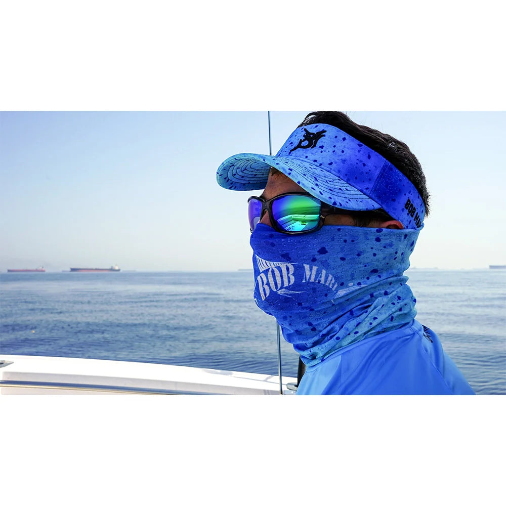 Bob Marlin Face Shield Bob Mahi Blue (view 1 of 3)