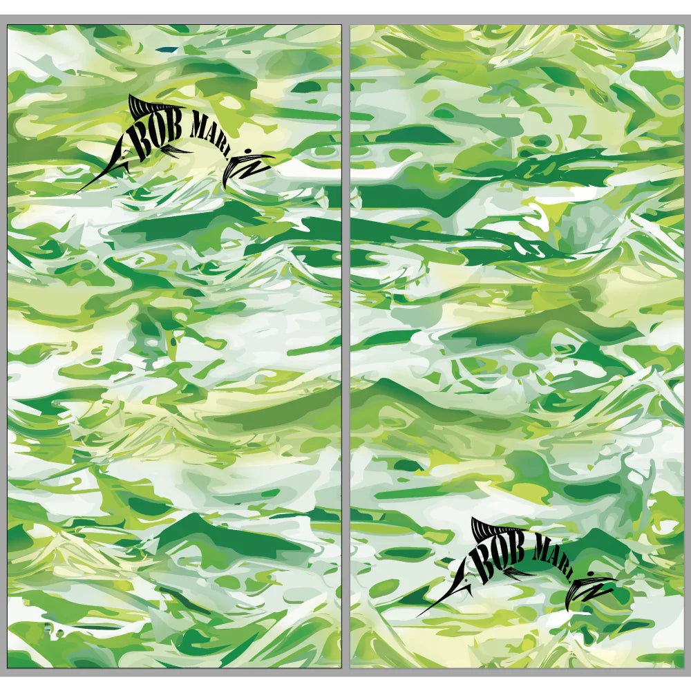 Bob Marlin Face Shield Green Storm (view 2 of 3)