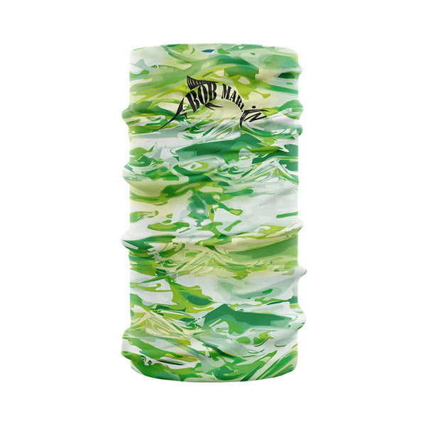 Bob Marlin Face Shield Green Storm – Performance fishing apparel designed for sun protection, comfort, and offshore durability.