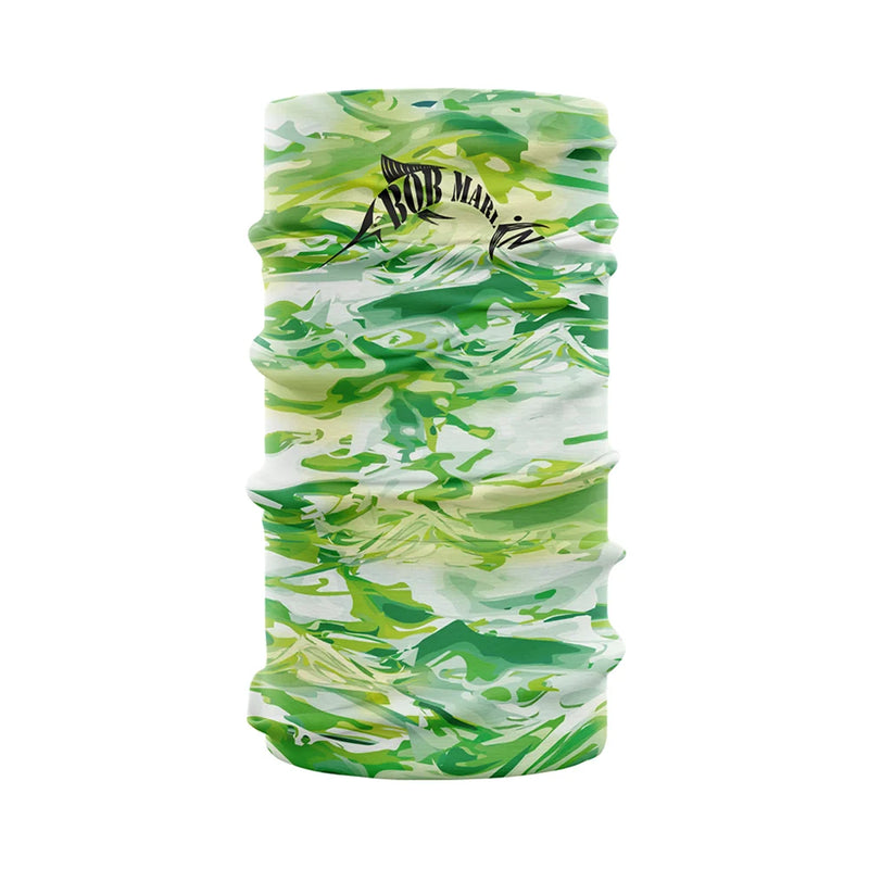 Bob Marlin Face Shield Green Storm - One Size