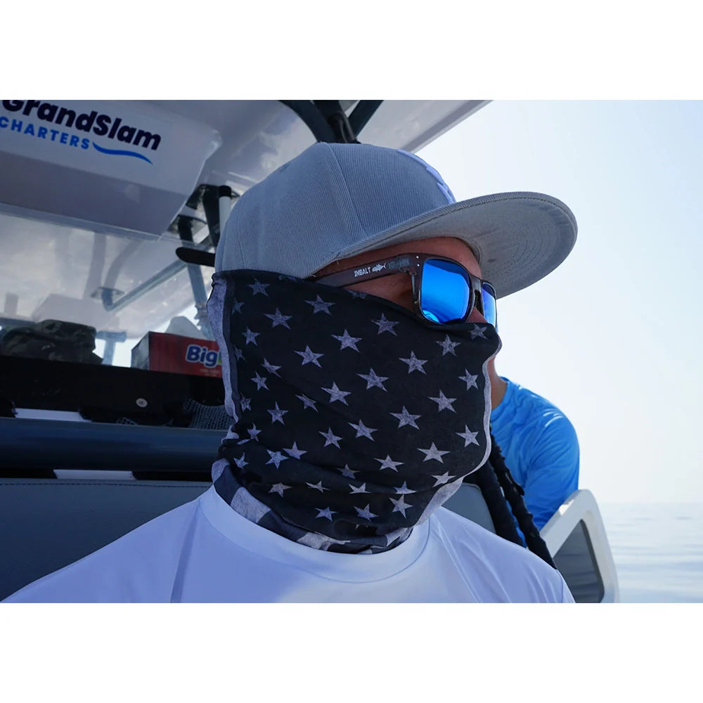 Bob Marlin Face Shield USA Flag - Grey (view 1 of 4)