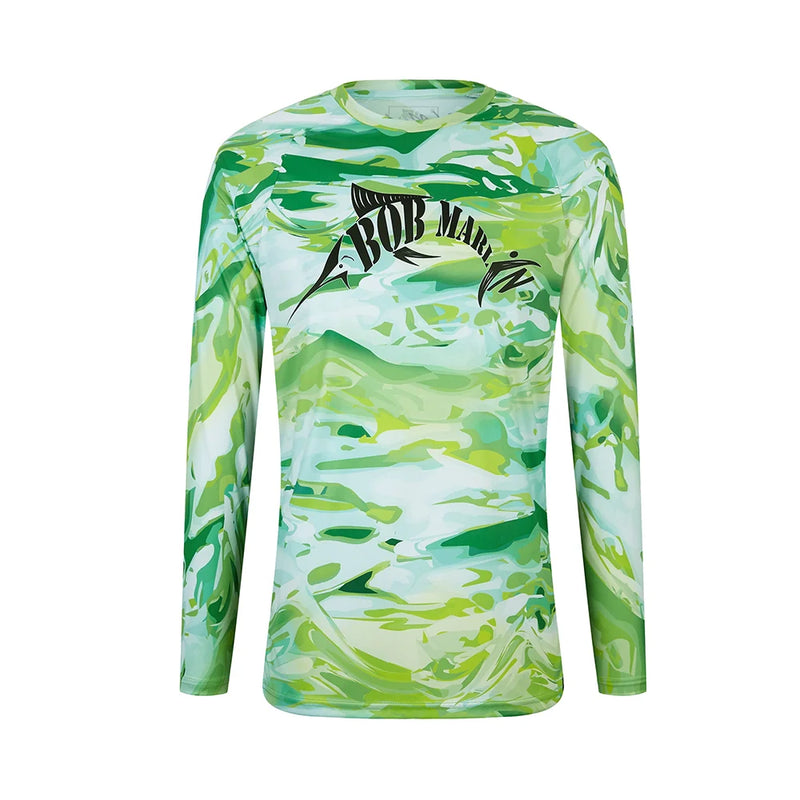 Bob Marlin Performance Shirt Green Storm (view 1 of 3)