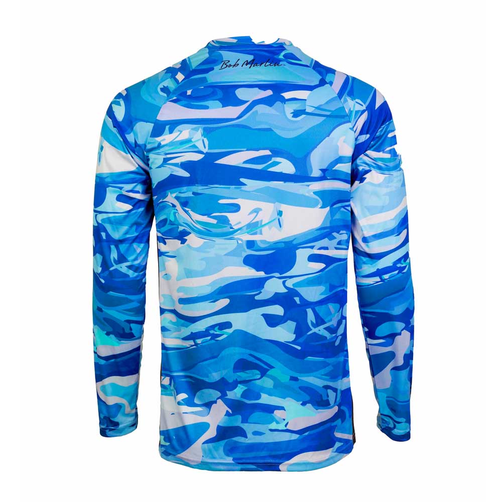 Bob Marlin Performance Shirt Blue Storm (view 3 of 3)