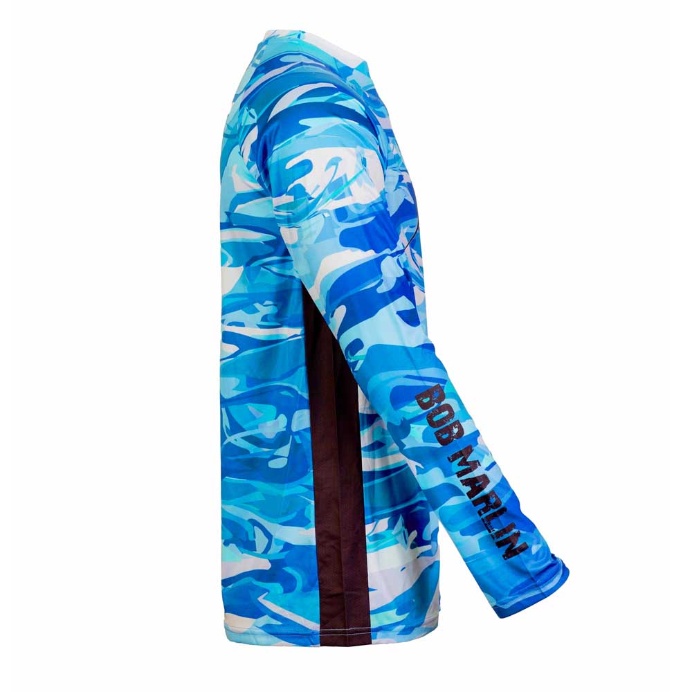 Bob Marlin Performance Shirt Blue Storm - XL