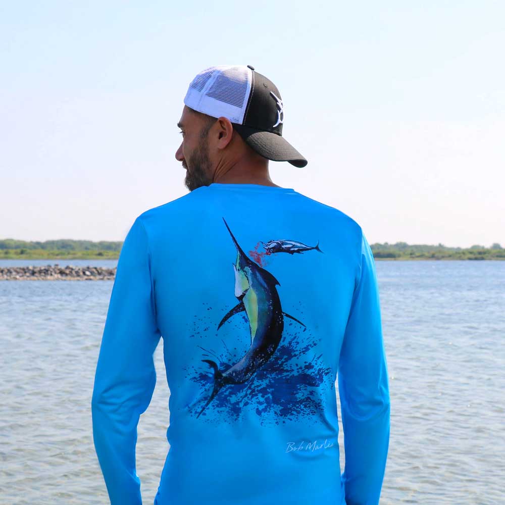 Bob Marlin Performance Shirt Bazaruto Blue - XXL