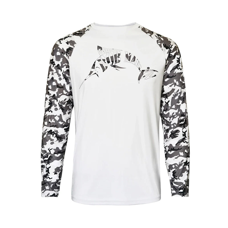 Bob Marlin Performance Shirt Bob Camo Grey (view 1 of 3)