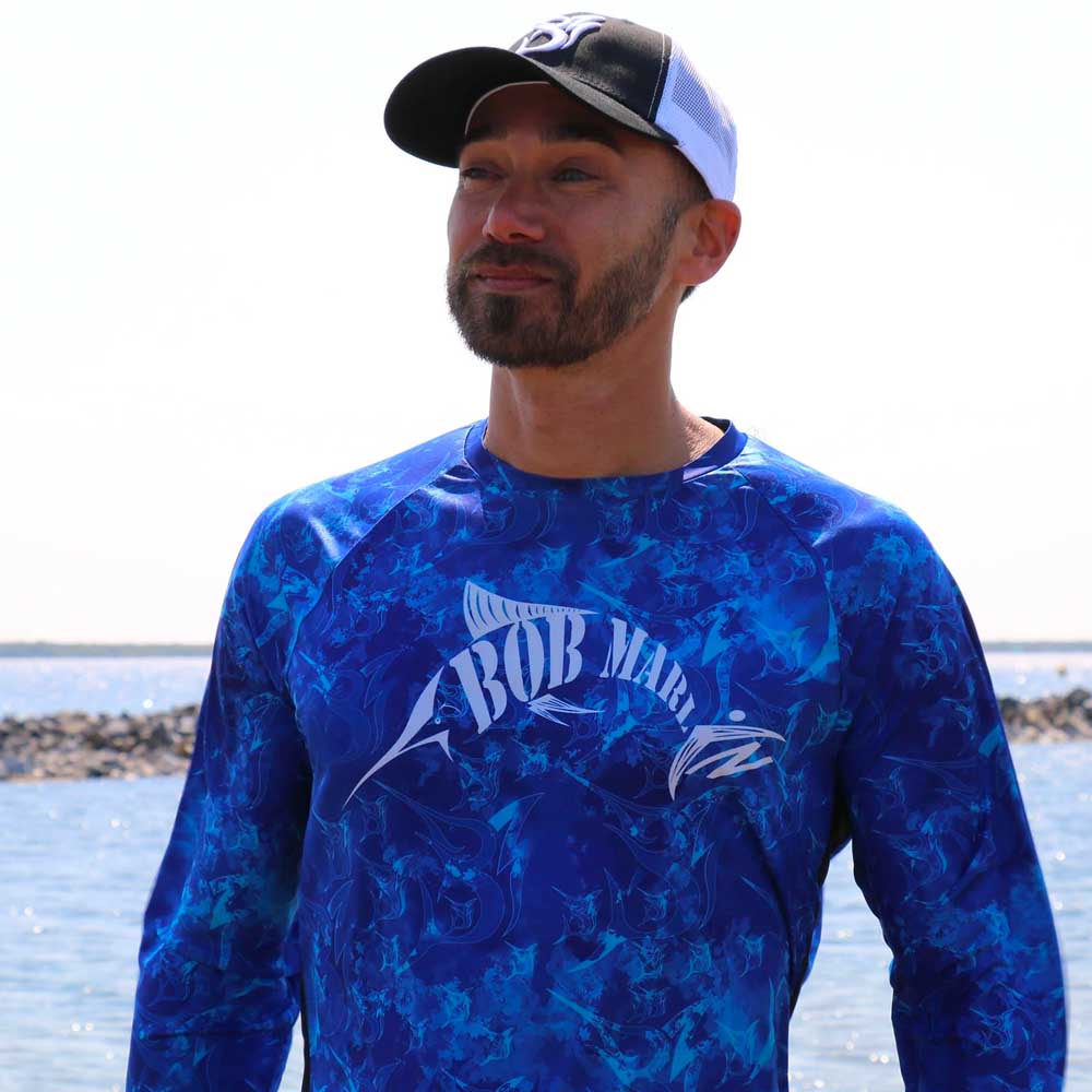 Bob Marlin Performance Shirt Grander Blue (view 2 of 3)