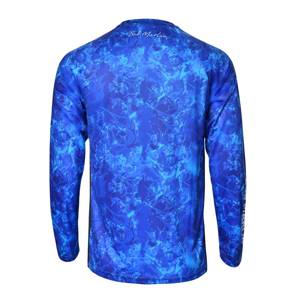 Bob Marlin Performance Shirt Grander Blue (view 3 of 3)