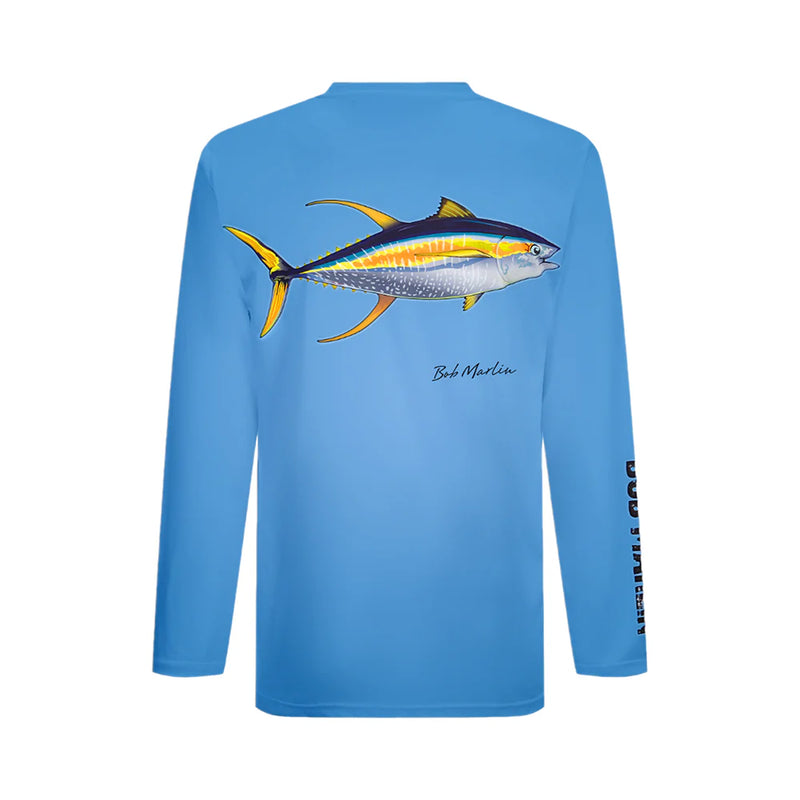Bob Marlin Performance Shirt Natty Tuna Blue (view 1 of 3)