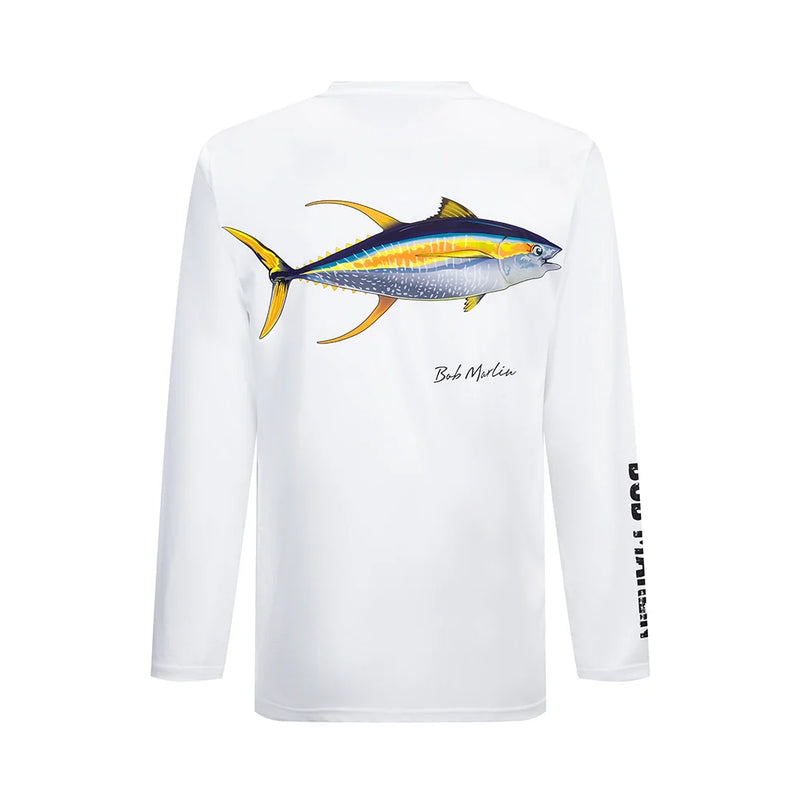 Bob Marlin Performance Shirt Natty Tuna White (view 1 of 3)
