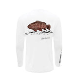 قميص الأداء Natty Grouper White