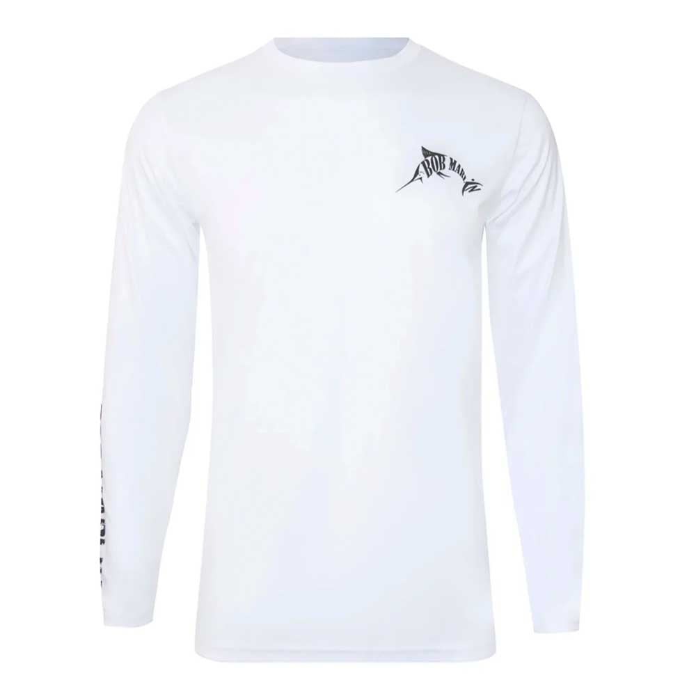 Bob Marlin Performance Shirt Natty Grouper White (view 3 of 3)