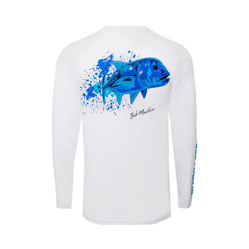 Bob Marlin Performance Shirt Ocean GT White (view 1 of 3)