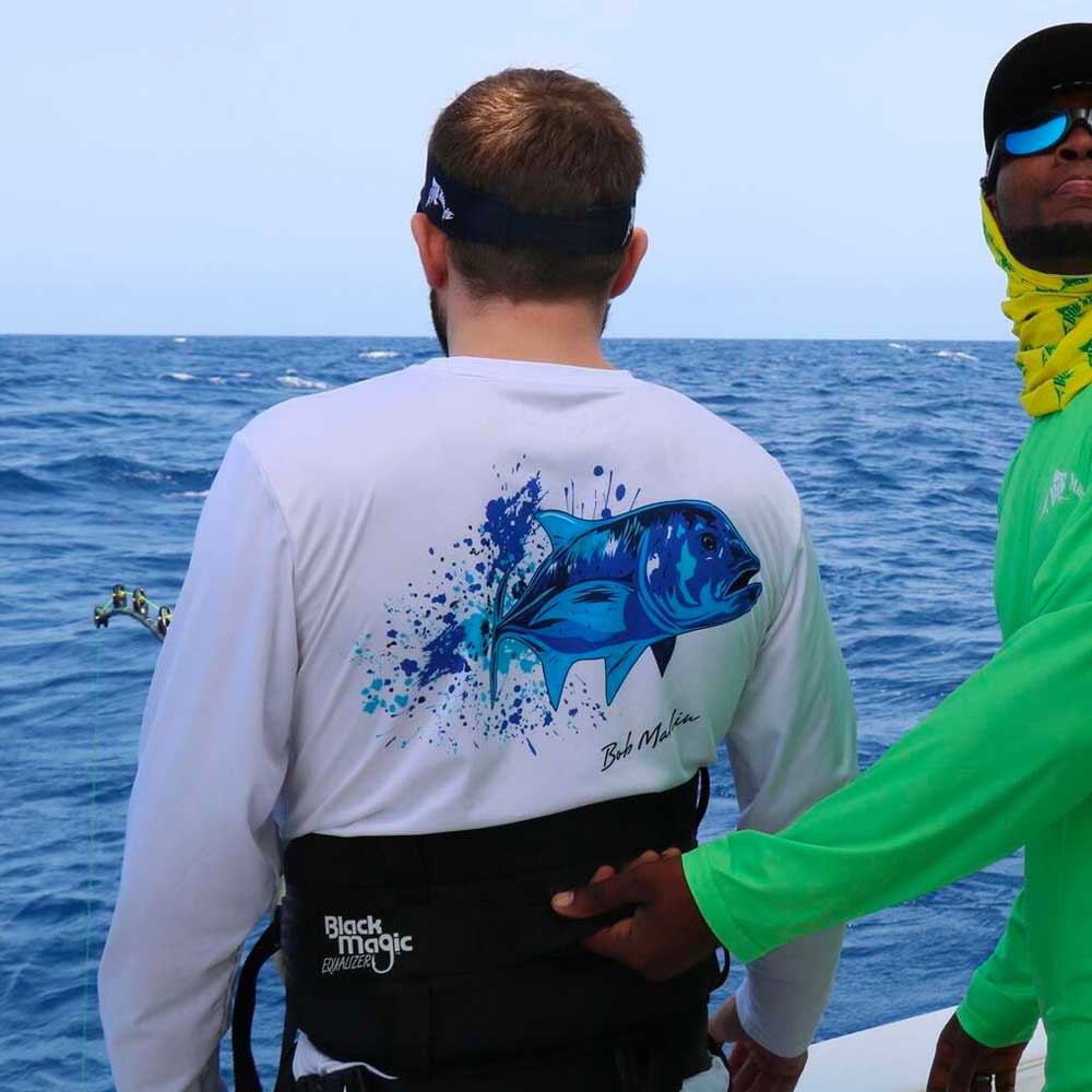 Bob Marlin Performance Shirt Ocean GT White (view 2 of 3)