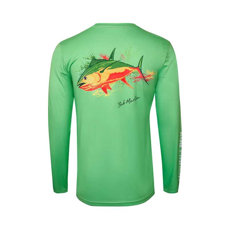 Bob Marlin Performance Shirt Rasta Tuna Green (view 1 of 3)