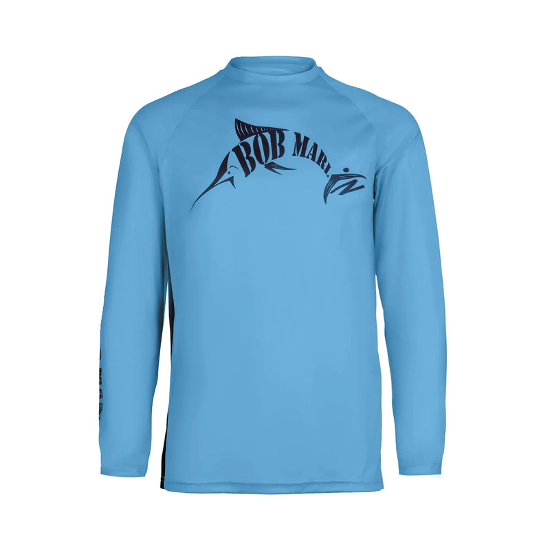 Bob Marlin Performance Shirt BM Light Blue (view 1 of 4)