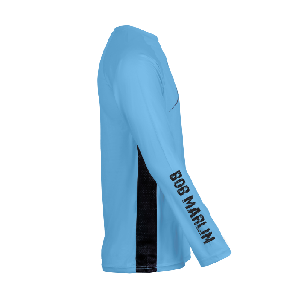 Bob Marlin Performance Shirt BM Light Blue - XXXL