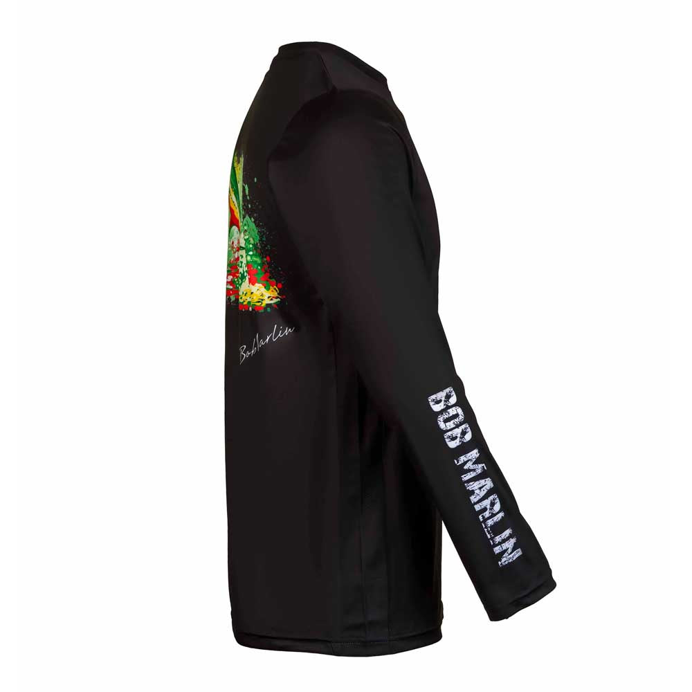Bob Marlin Performance Shirt Rasta Marlin Black - XL