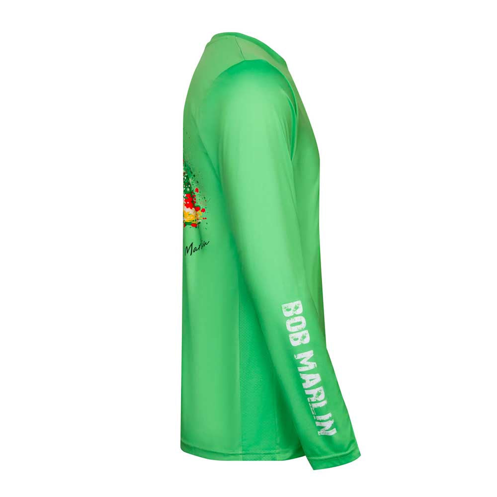 Bob Marlin Performance Shirt Rasta Marlin Green - XL