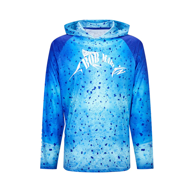Bob Marlin Performance Hoody Bob Mahi blue - S