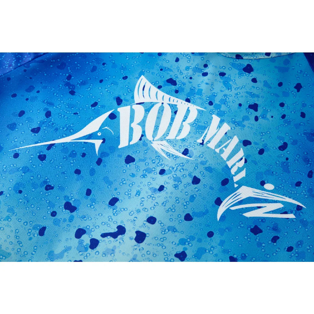 Bob Marlin Performance Hoody Bob Mahi blue - XXL