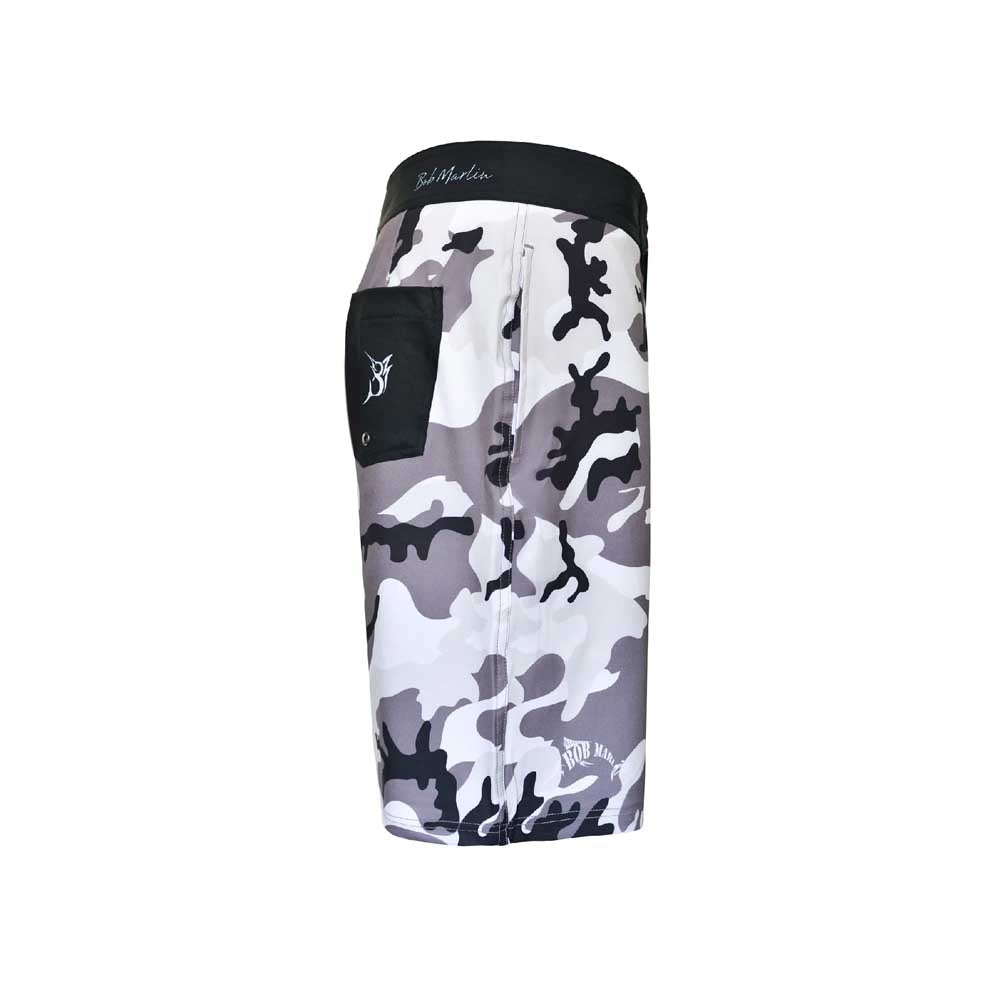 Bob Marlin Board Shorts Bob Camo Grey - 36