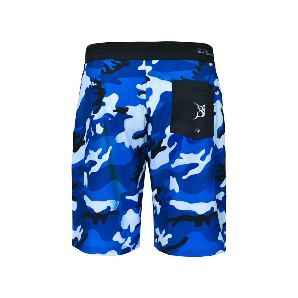 Bob Marlin Board Shorts Bob Camo Blue - 32