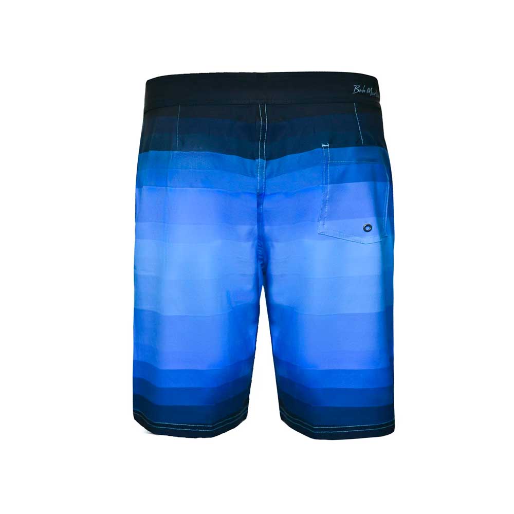 Bob Marlin Board Shorts Blue Stripey - 32