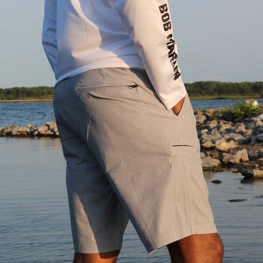 Bob Marlin Recycled Hybrid Shorts Grey - 32
