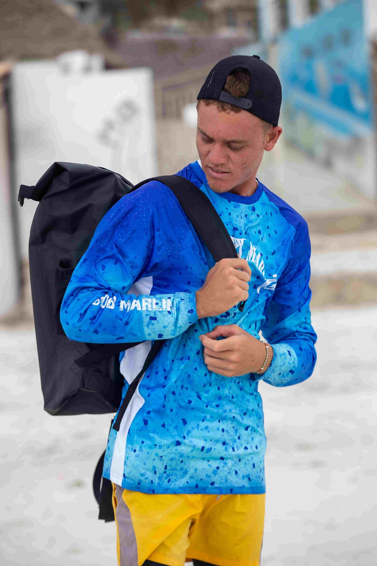 Bob Marlin Performance Shirt Bob Mahi Blue (view 2 of 3)