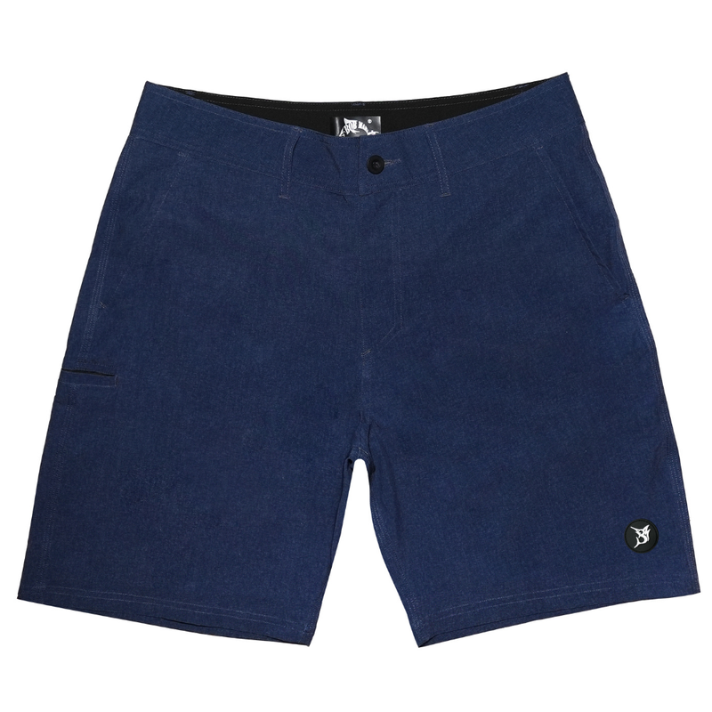 Bob Marlin Recycled Hybrid Shorts Navy Blue