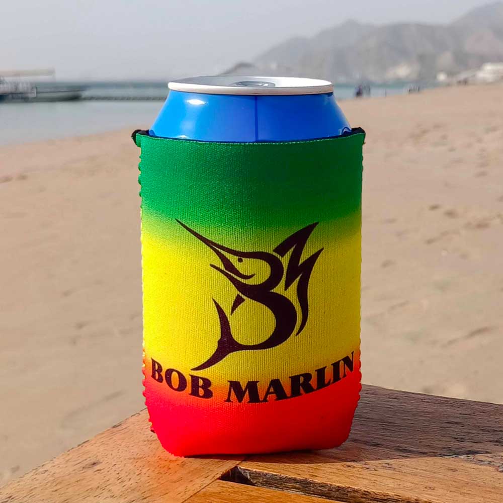 Bob Marlin Coozie Rasta Flag (view 1 of 2)
