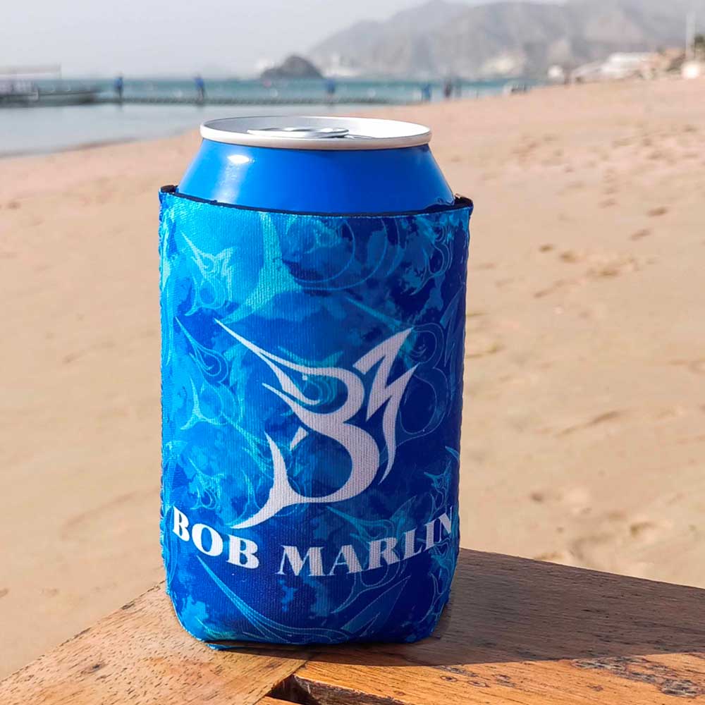 Bob Marlin Coozie Grander Blue (view 1 of 2)