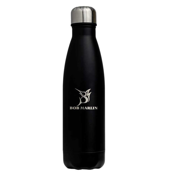 Bob Marlin Bottle BM Black – Performance fishing apparel designed for sun protection, comfort, and offshore durability.