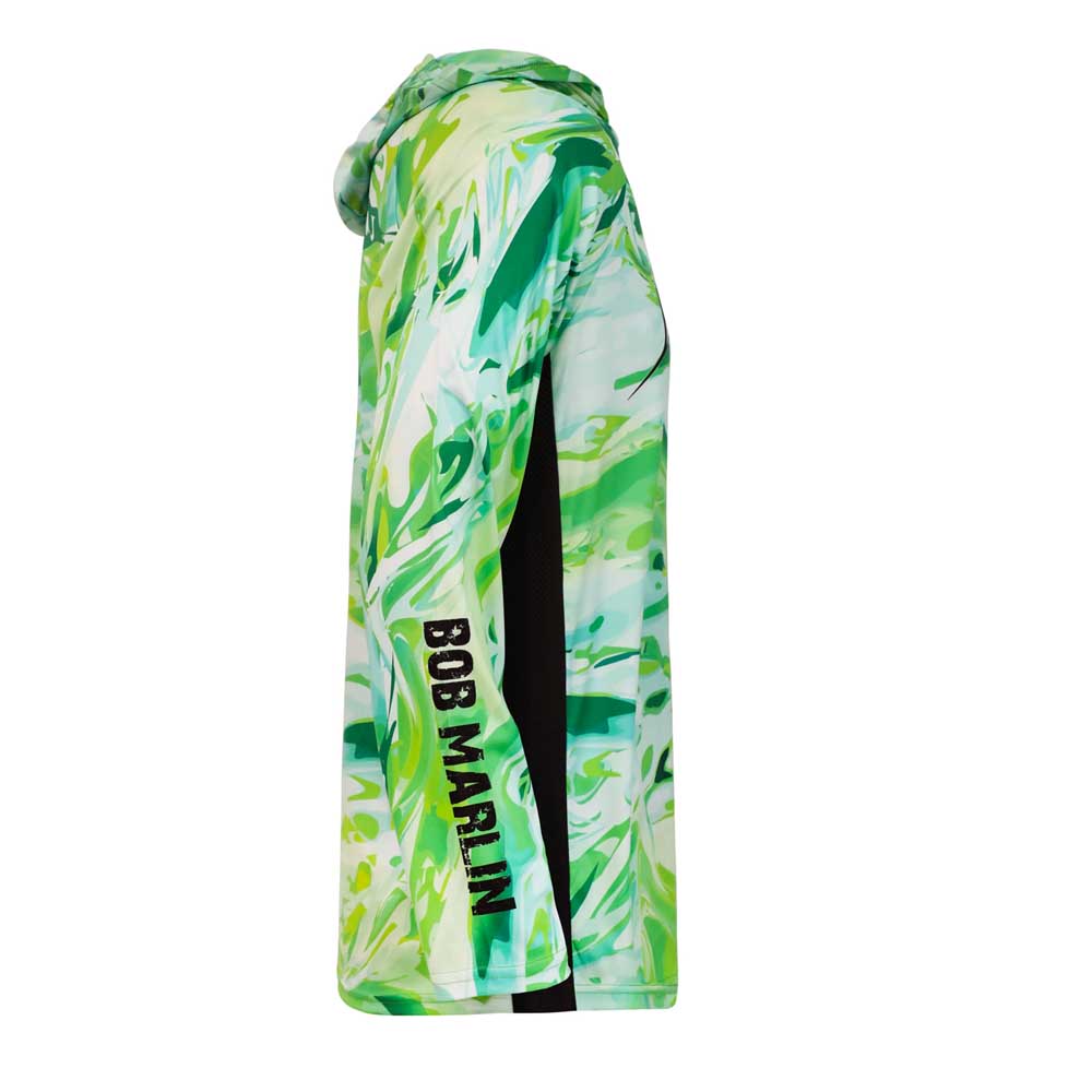 Bob Marlin Performance Hoody Green Storm - XL