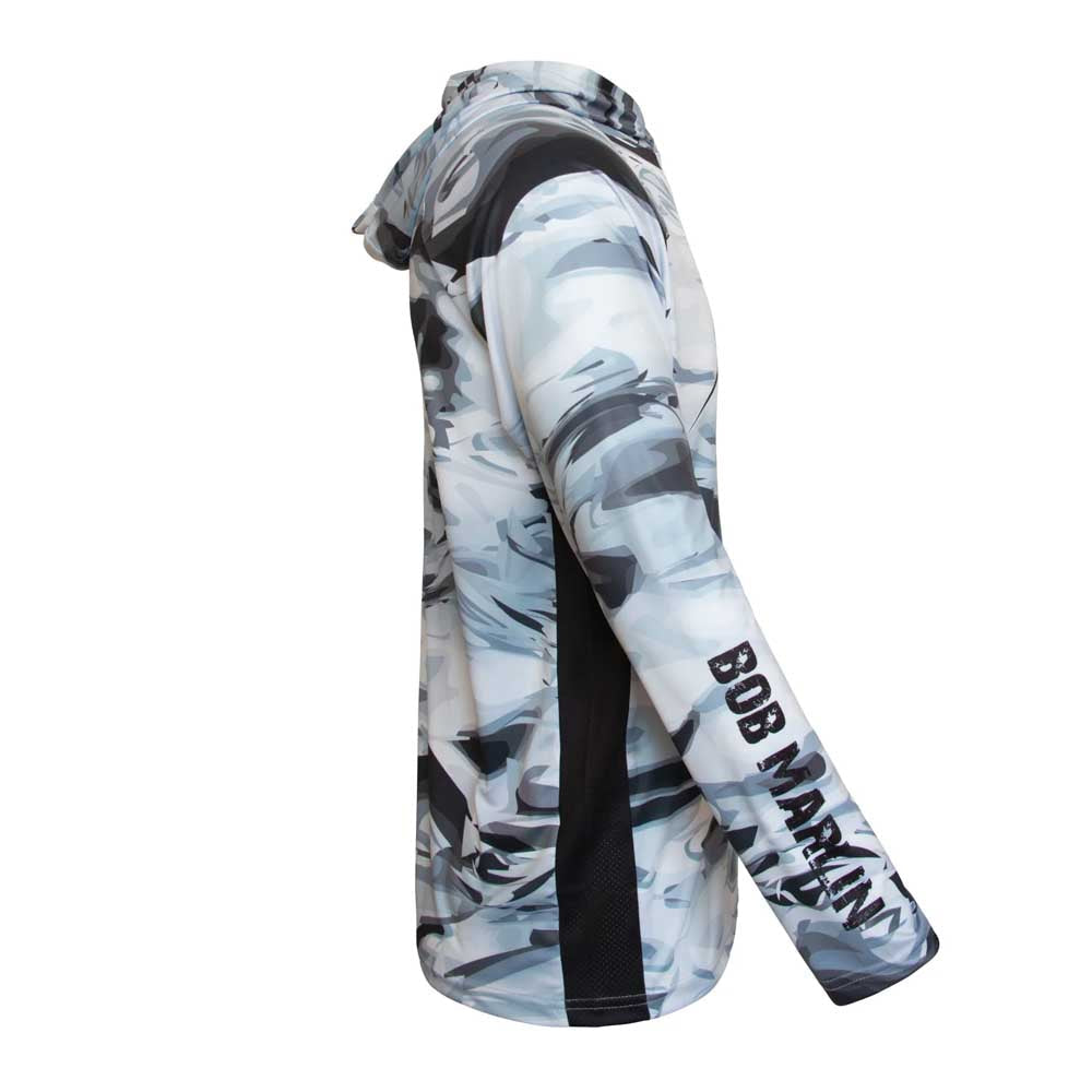 Bob Marlin Performance Hoody Grey Storm - XL