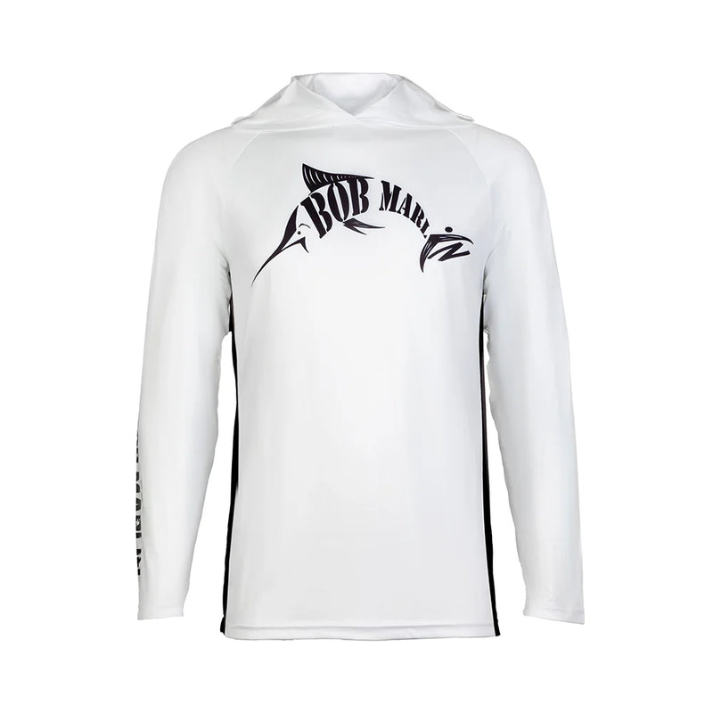 Bob Marlin Performance Hoody BM White - S