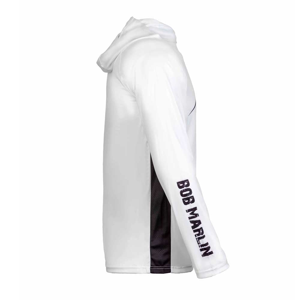 Bob Marlin Performance Hoody BM White - XXL