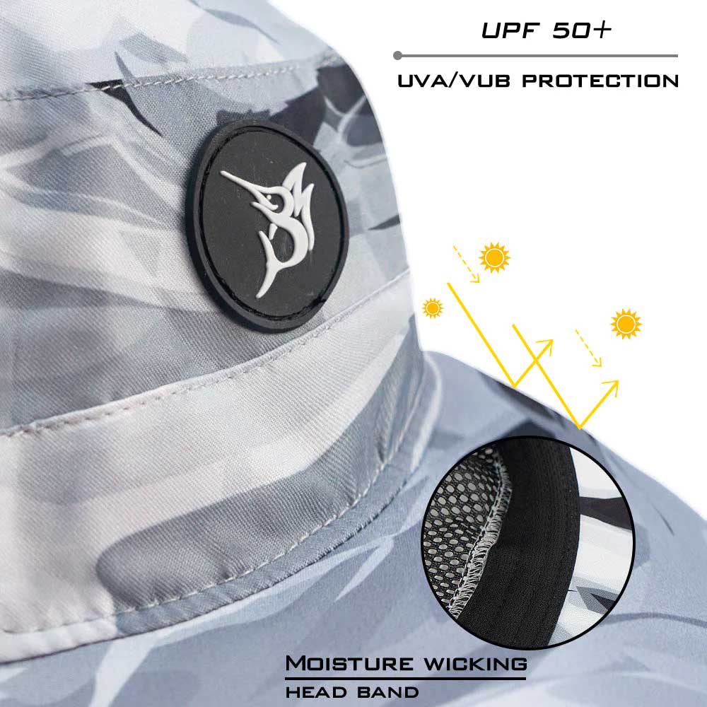 Bob Marlin Bucket Hat Grey Storm (view 4 of 5)
