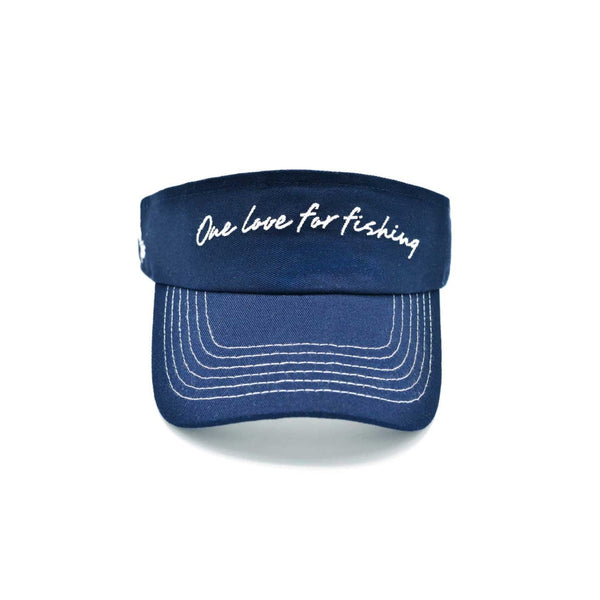 Bob Marlin Visor Blue – Performance fishing apparel designed for sun protection, comfort, and offshore durability.