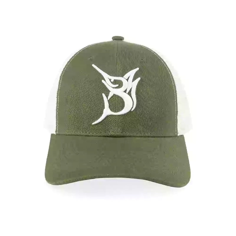 Bob Marlin Baseball Hat Army Green - One Size