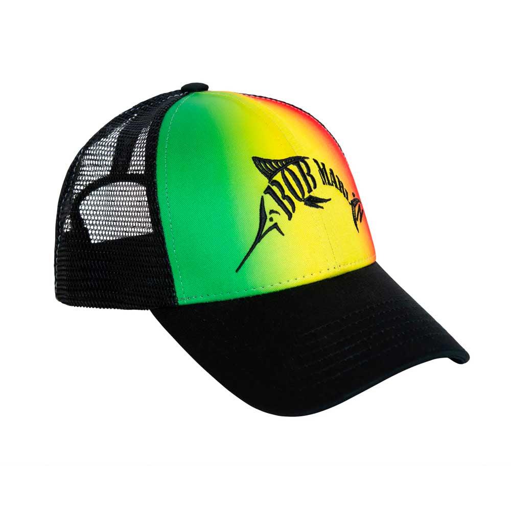 Bob Marlin Baseball Hat Rasta (view 2 of 2)