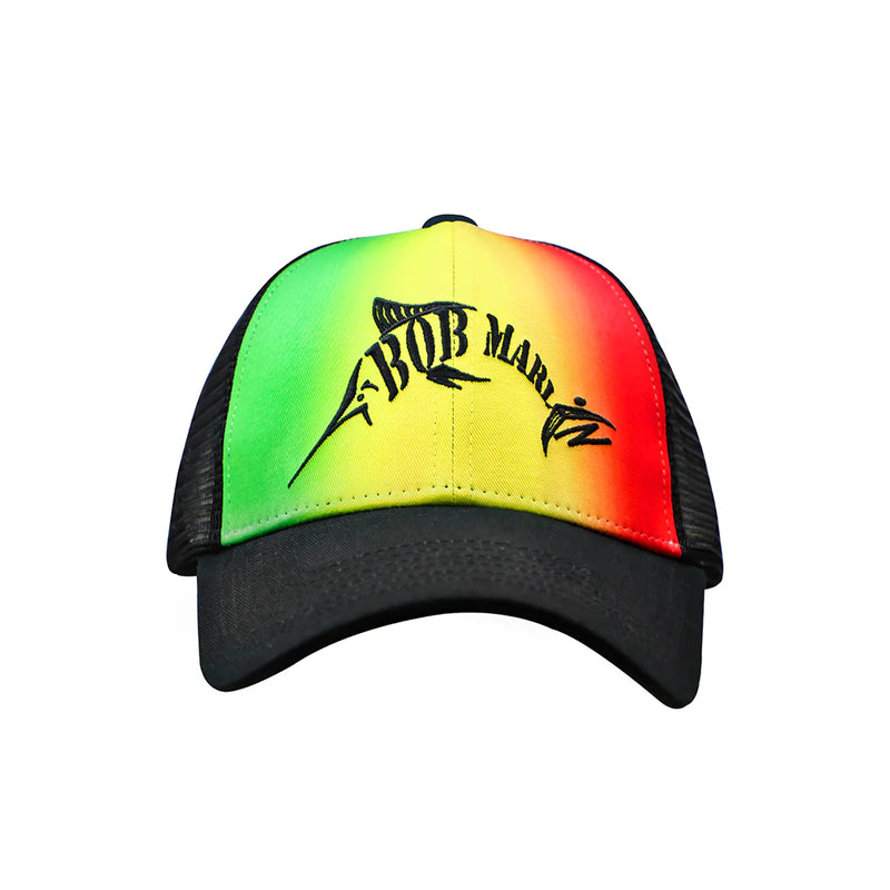 Bob Marlin Baseball Hat Rasta - One Size