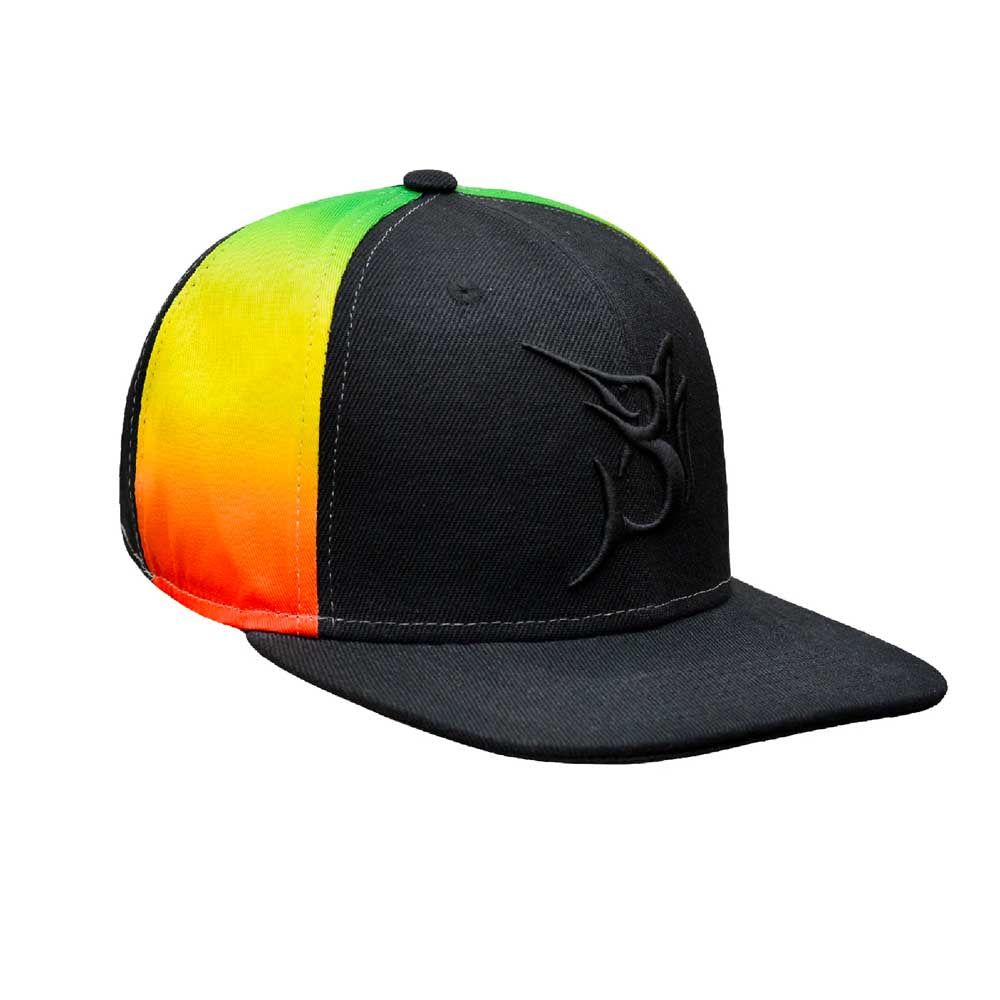 Bob Marlin Snapback Hat Rasta (view 2 of 2)
