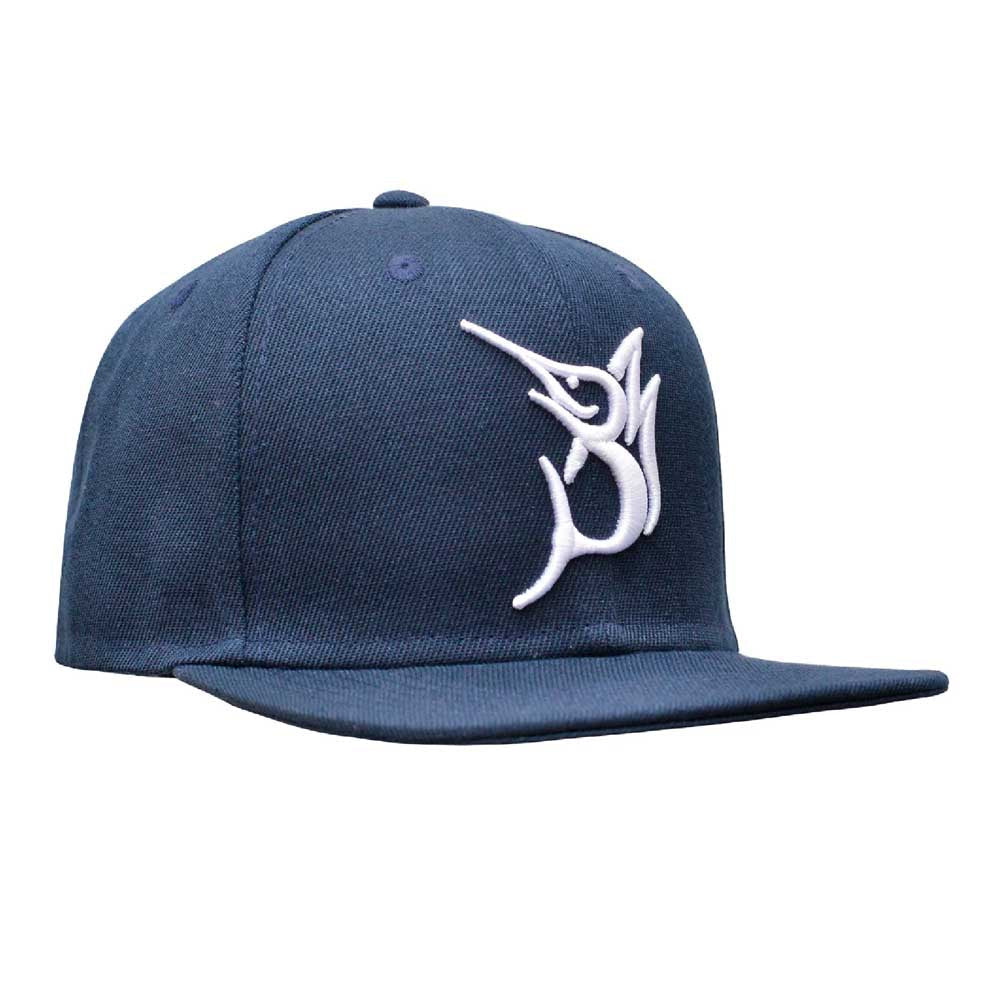 Bob Marlin Snapback Hat Blue (view 2 of 2)