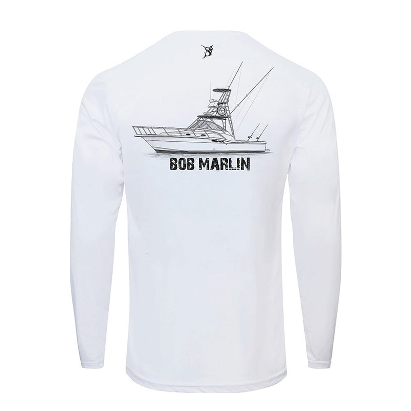Bob Marlin Performance Shirt Bob Marlin CR White