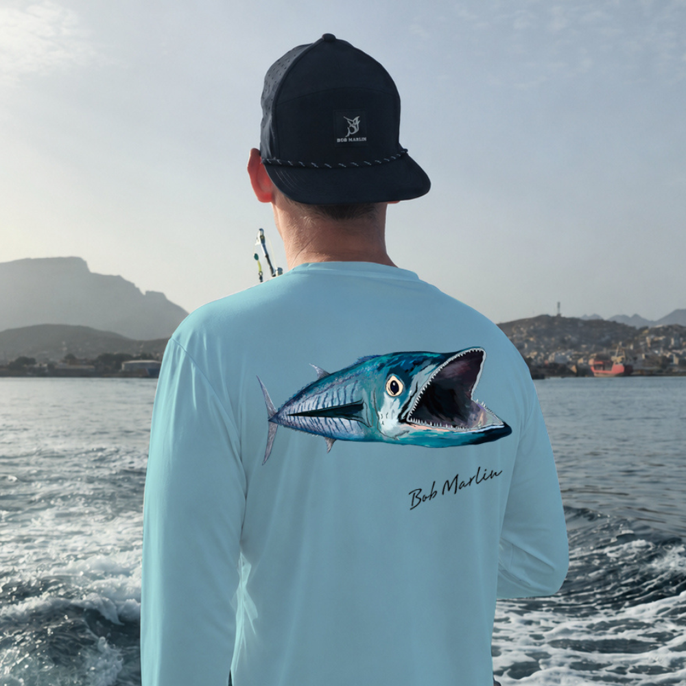 Bob Marlin Performance Shirt Natty King Coastal Blue