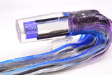 Aloha Lures Mirrored Purple Rainbow Sundowner 14" 11.5oz Skirted Purple-Blue-Black
