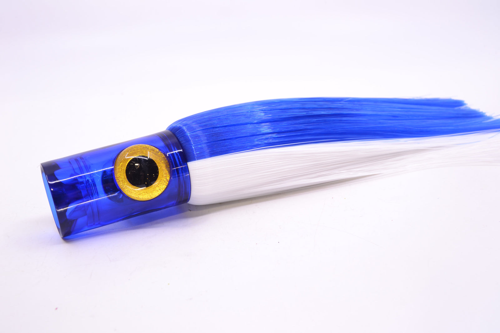 Iland Lures Blue-White Hair Blue Head Iland Express 10.5" 3oz EX221-BL/WH