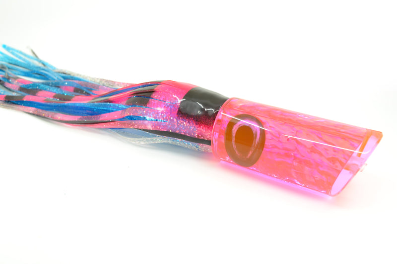 Moyes Lures Fluorescent Pink Resin Awabi Shell Large Pipe Bomb 14" 12.3oz Skirted (view 1 of 7)